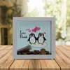 Pinguin Love Bank Rahmen Spardose aus Holz Produktbild-Vorschau 2