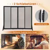 COSTWAY Grille pare-étincelles avec portes coulissantes, 96 Voir les images du produit 4