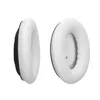 Two white headphone ear pads are shown against a white background. Produktbild-Vorschau
