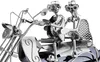 BRUBAKER portabottiglie coppia in moto scultura in metallo Anteprima dell’immagine prodotto 4