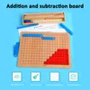 Tableau numérique d'addition et de soustraction en bois, Voir les images du produit 3