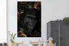 MuchoWow® Poster Gorilla - Pflanzen - Gold 120x180 cm - Produktbild-Vorschau 2