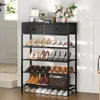 FABATO Schuhregal 5-stöckiger Schuhschrank mit 2 Produktbild-Vorschau 1