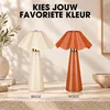 Mica Decorations Meera Tafellamp Beige Keramiek - Geschikt Productafbeelding-voorbeeld 3