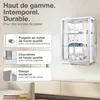K-Möbel Vitrine suspendue en blanc (80x60x25 cm) avec 2 Voir les images du produit 2