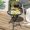 Glas-Gartentisch klappbar, Esstisch aus gehärtetem Glas, Produktbild-Vorschau 6