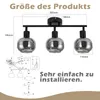 ZMH Deckenlampe Vintage Industrial 3 Flammig E14 Deckenspot Produktbild-Vorschau 8