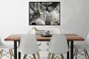 MuchoWow® Gerahmtes Poster Marmor - Schwarz - Gold - Grau Produktbild-Vorschau 2