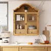 MODFU Retro Wandschrank mit geschwungenem Wellendach, Produktbild-Vorschau 1