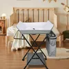 Table à langer Bébé Bureau de soins pliable Hauteur Voir les images du produit 6
