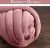500g DIY Samt Weiche Strickgarn Handstrickgarn Roving Produktbild-Vorschau 3
