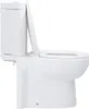 vidaXL Toilette für Ecke Keramik Weiß Produktbild-Vorschau 3