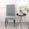 MODFU 4 Stück Stuhlhusse Stretch Anthrazit elastischer Produktbild-Vorschau 5