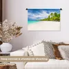 MuchoWow® Wandteppich Wandbehang Strand - Meer - Palmen Produktbild-Vorschau 2