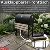 Zilan Holzkohlegrill mit Deckel und Thermometer, Große Produktbild-Vorschau 7