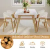 A dining set with chairs and a table in a well-lit room. Podgląd zdjęcia produktu
