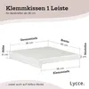 Klemmkissen Sitzkissen 1 Leiste 35cm Klemmtiefe Kunstleder Produktbild-Vorschau 7