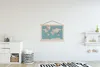 MuchoWow® Textilní plakát - Mapa světa - Vintage - Atlas - Náhled obrázku produktu 3