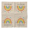 Sovie HOME Serviette RAINBOW Schön, dass du da bist in Produktbild-Vorschau 3