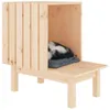vidaXL Katzenhaus 60x36x60 cm Massivholz Kiefer Produktbild-Vorschau 4
