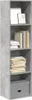 vidaXL Boekenkast, betonkleur, 40x30x152 cm, houtvezel Productafbeelding-voorbeeld 2