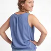 Sommer Top Damen Trägertop mit Gummibund 38 40 42 44 46 48 Produktbild-Vorschau 4