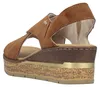Rieker Damen Sandalette mit Kreuzbandage Plateau und Produktbild-Vorschau 6