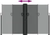 vidaXL Seitenmarkise Ausziehbar Anthrazit 160x1200 cm Produktbild-Vorschau 5