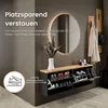 Planetmöbel Schuhschrank schmal 2 x 1 Klappe Schuhregal mit Produktbild-Vorschau 6