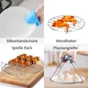 Jayseuw 12 pezzi friggitrice ad aria calda set di accessori Anteprima dell’immagine prodotto 5