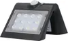 UniTec LED Solar-Wandleuchte schwarz mit Bewegungsmelder Produktbild-Vorschau 1