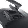 Close-up view of the back ports and stand mechanism of a Dell monitor. Voir les images du produit