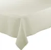 Tischdecke Fleckenresistente Abwaschbar Ecru 80x80 cm Produktbild-Vorschau 1
