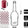 Butelki na likier KADAX 500 ml, 50 sztuk, puste butelki do Podgląd zdjęcia produktu 2