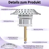 2-in-1 Badewannenstöpsel mit Sieb, Ablaufsieb Haarfänger, Produktbild-Vorschau 5