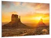 Wallario Wandbild Monument bei Sonnenuntergang, Größe: 61 x Produktbild-Vorschau 2