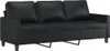 vidaXL 3-Sitzer-Sofa Schwarz 180 cm Kunstleder Produktbild-Vorschau 1