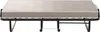 A folded guest bed with a mattress on a white background. Voir les images du produit