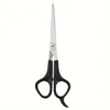 Haarschneideschere 17 cm – Edelstahl Friseurschere Schwarz Produktbild-Vorschau 1
