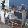 Skye Decor, HA113- HA113 RAN, Couleur chêne,,Blanc, Tables Voir les images du produit 1