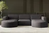 Kaiser Möbel Ecksofa Designer MODENA U STUDIO stoff Dicker Produktbild-Vorschau 1