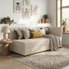 Tagesbett 80x180 - Beige - Recamiere mit Schlaffunktion - Produktbild-Vorschau 8