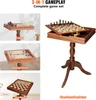 Schachspiel aus Holz, 650 x 650 x 675 mm Schachspielset, Produktbild-Vorschau 6