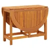 vidaXL Table de jardin 130x90x72 cm bois massif acacia Voir les images du produit 6
