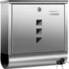 KESSER® Briefkasten Edelstahl mit Zeitungsfach inkl. 3x Produktbild-Vorschau 1