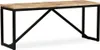 Panca in legno di mango massiccio 110 x 35 x 45 cm Anteprima dell’immagine prodotto 2