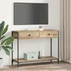 Konsola z szufladą Dąb rzemieślniczy 100 x 34,5 x 75 cm Podgląd zdjęcia produktu 4