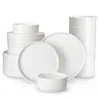 service de table en porcelaine 24 pièces, service combiné, Voir les images du produit 1