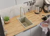 PRIMAGRAN Granitspüle Beige 28x50cm, Spülbecken 1 Becken + Produktbild-Vorschau 3