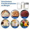 2er Set Overnight Oats Glasbecher mit Deckel & Löffel, Produktbild-Vorschau 5